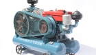 Diesel driven piston air compressor