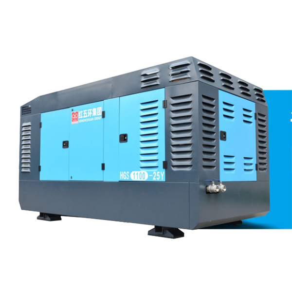 Deep well screw air compressor