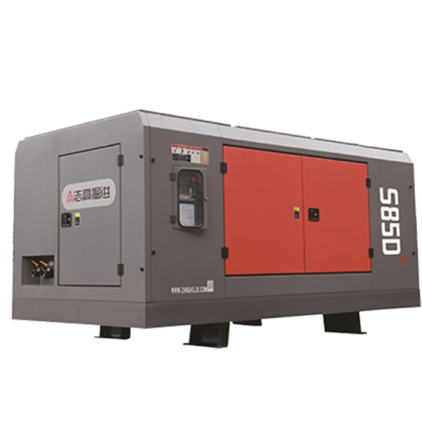 Deep well screw air compressor