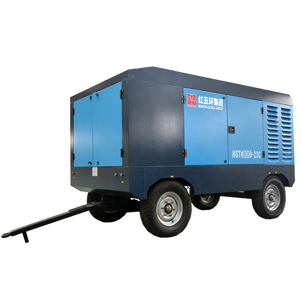 Diesel Portable Screw Air Compressor