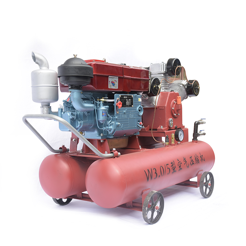 Diesel piston air compressor