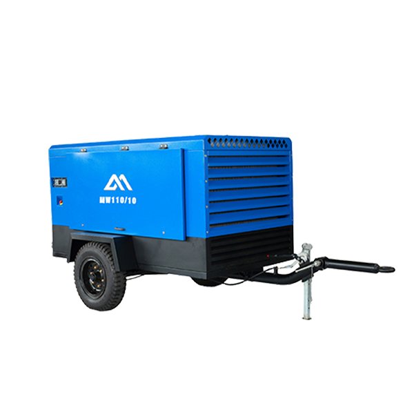 Portable screw air compressor